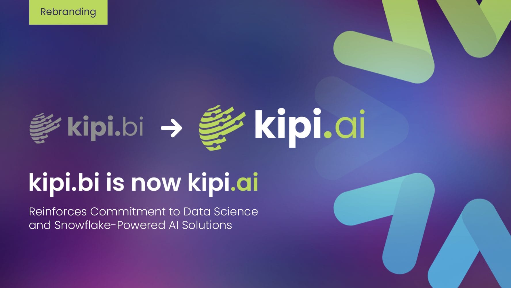 Kipi.bi Announces Strategic Rebrand to Kipi.ai: Reinforces Commitment to Data Science and Data Solutions on Snowflake AI Data Cloud